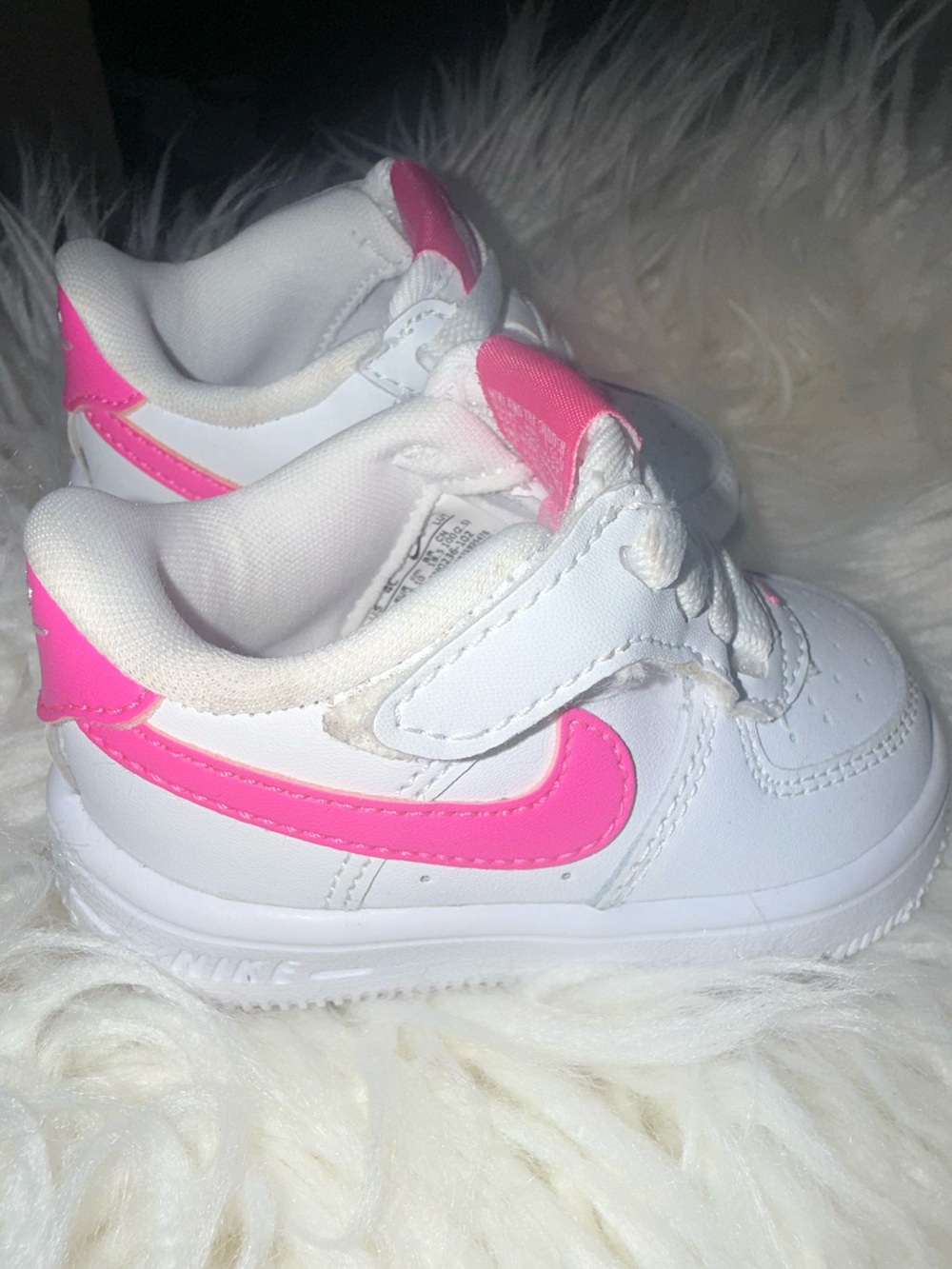 NIKE force 1 low toddler girls easy on shoe